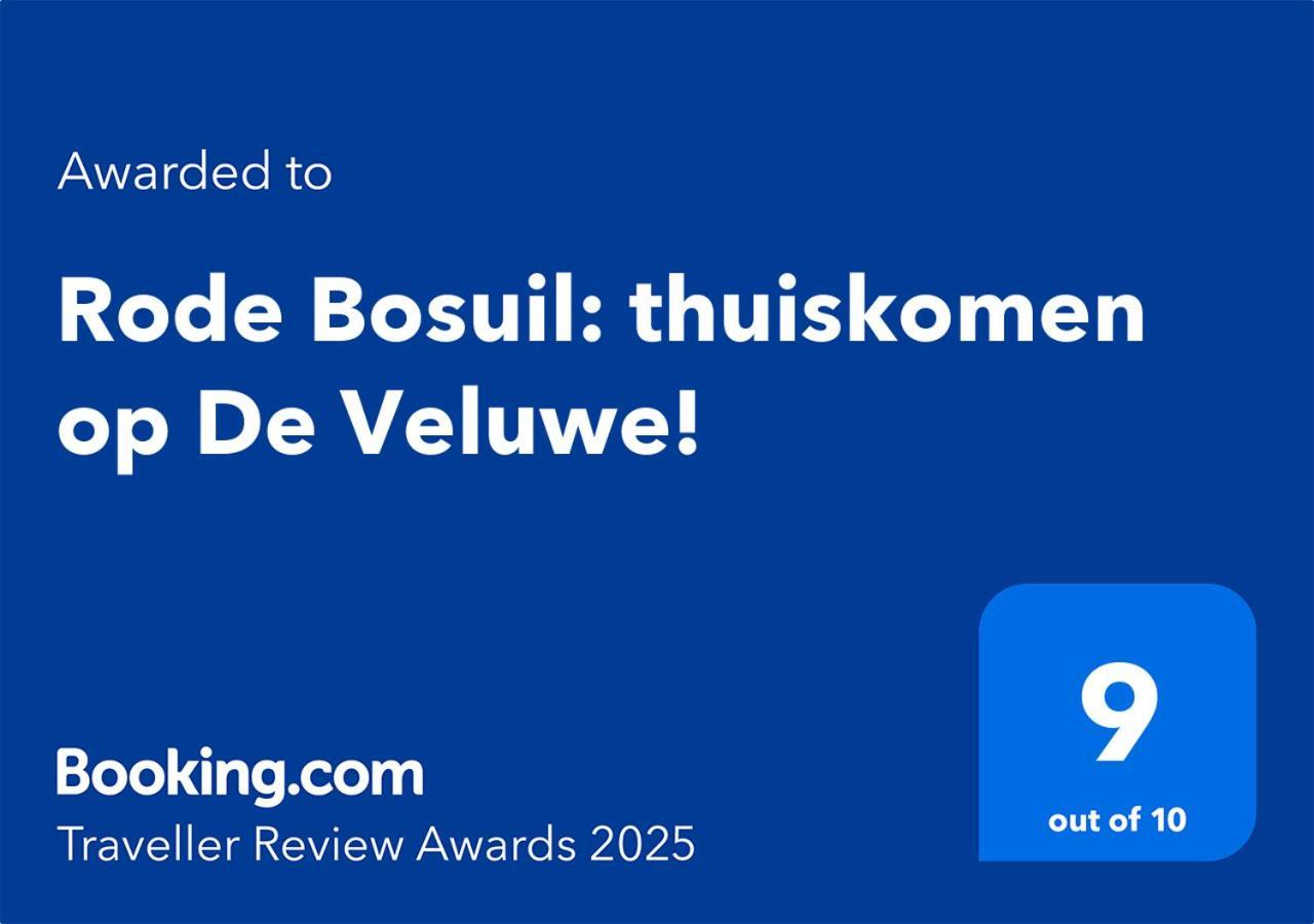 Rode Bosuil: Thuiskomen Op De Veluwe! Otterlo Zewnętrze zdjęcie